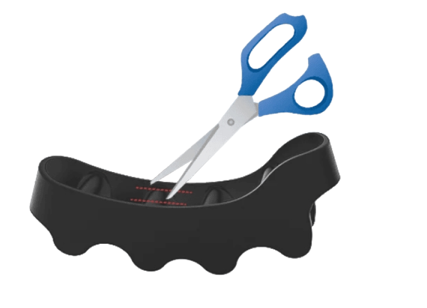 01  Removing the spacer for webbed toes